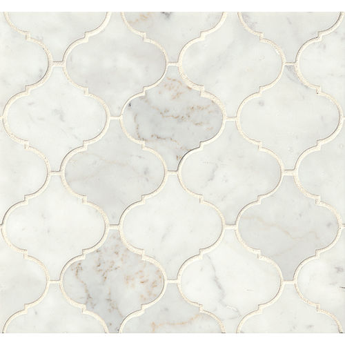 White Carrara Floor & Wall Mosaic
