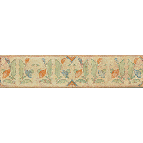 Cotto Nature 3" x 14" Trim in Decos- Hand Painted