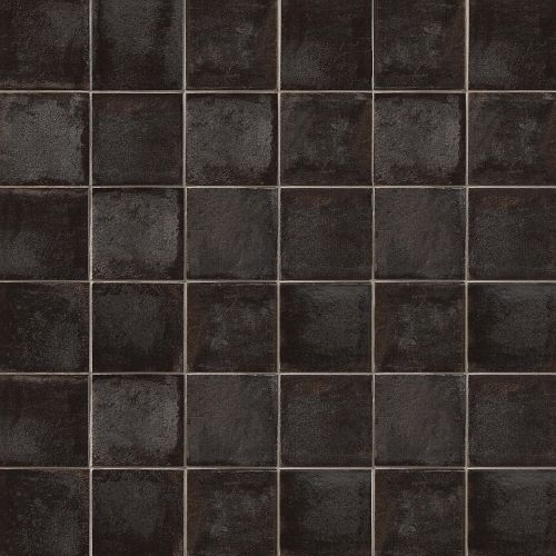 Vivace 4" x 4" Floor & Wall Tile in Caviar