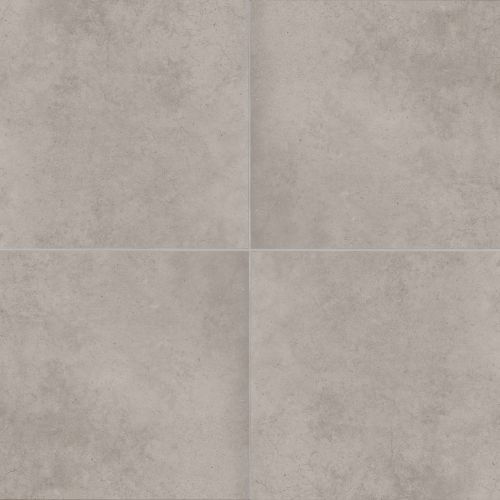Materika 32" x 32" Matte Porcelain Floor and Wall Tile in Silver