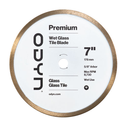 Odyn 7 in. Premium Wet Glass Tile Blade