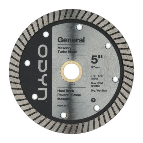 Odyn 5 in. General Masonry Turbo Blade