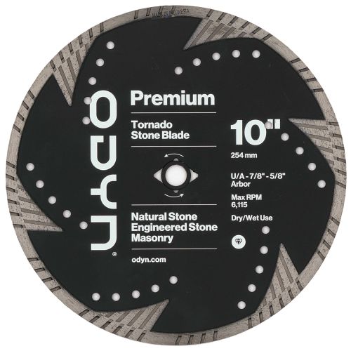 Odyn 10 in. Premium Tornado Stone Blade