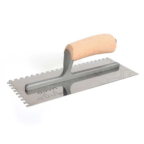Odyn 11 in. x 1/4 in. x 1/4 in. Square-Notch Stainless Steel Trowel