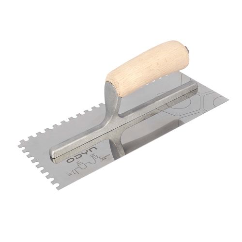 Odyn 11 in. x 1/4 in. x 1/4 in. U-Notch Stainless Steel Trowel