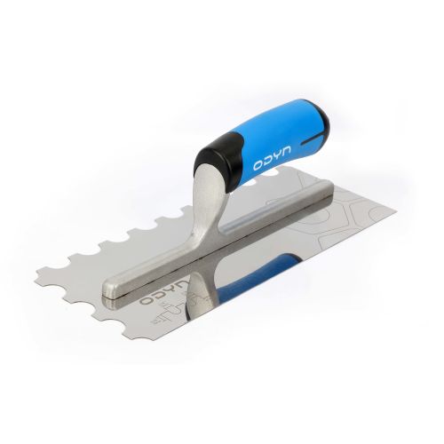 ODYN 3/8 x 3/4 x 3/8 x 11" U-Notch Trowel Soft Handle
