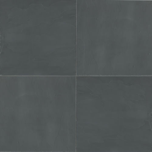 Andra Black 24" x 24" Gauged Slate Tile