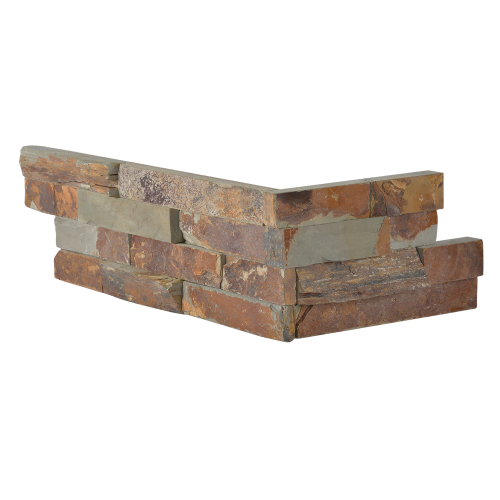 Butterscotch 6" x 24" Mixed Split / Cleft Ledger Corner