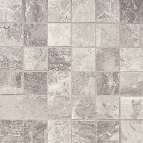 Classic 2" x 2" Floor & Wall Mosaic in Bardiglietto