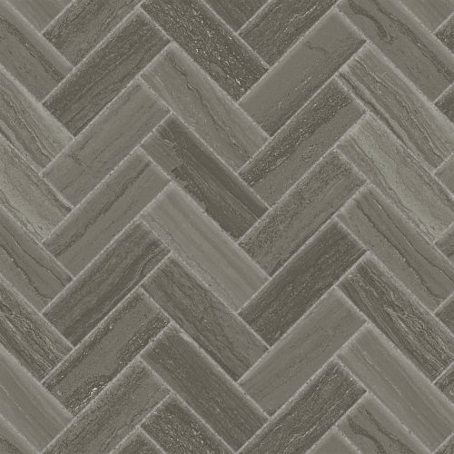 Highland 1" x 4" Floor & Wall Mosaic in Dark Greige