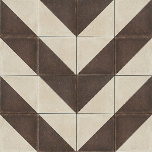 Palazzo 12" x 12" Decorative Tile in Antique Cotto Villa