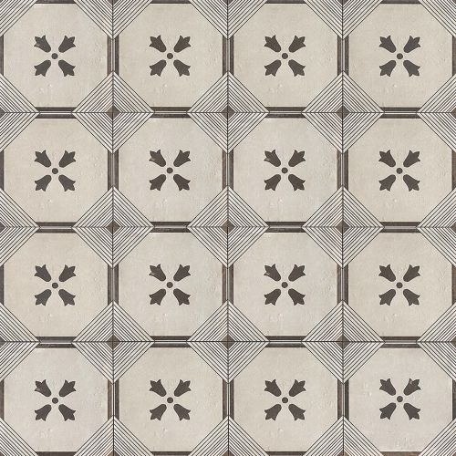 Palazzo 12" x 12" Decorative Tile in Castle Graphite Dynasty
