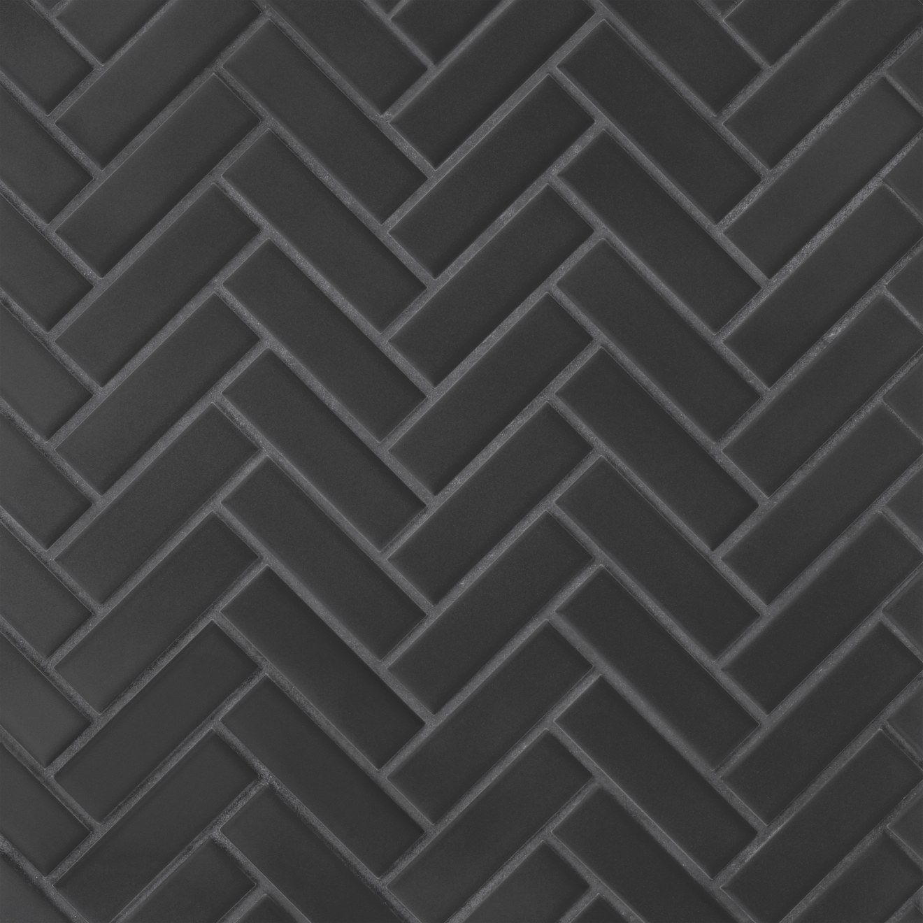 Festival Matte Black Herringbone Porcelain Mosaic Festival Matte Black Herringbone Porcelain Mosaic