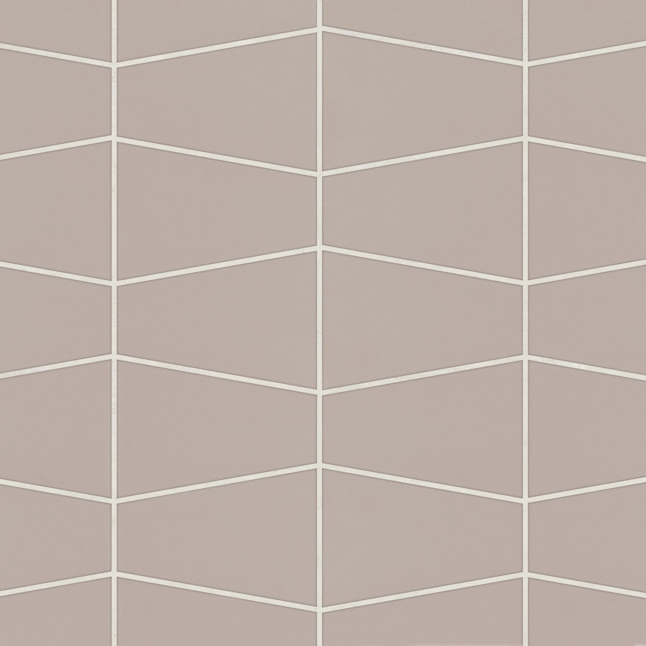 Marin Trapezoid Matte Porcelain Mosaic in Coastal Cliff