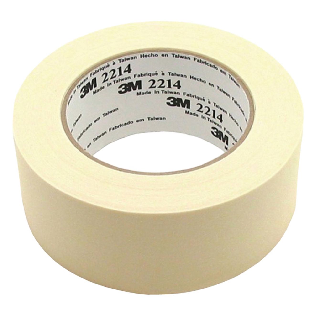 A Bottini 2 in. x 54.8 m. Utility Grade Masking Tape in White