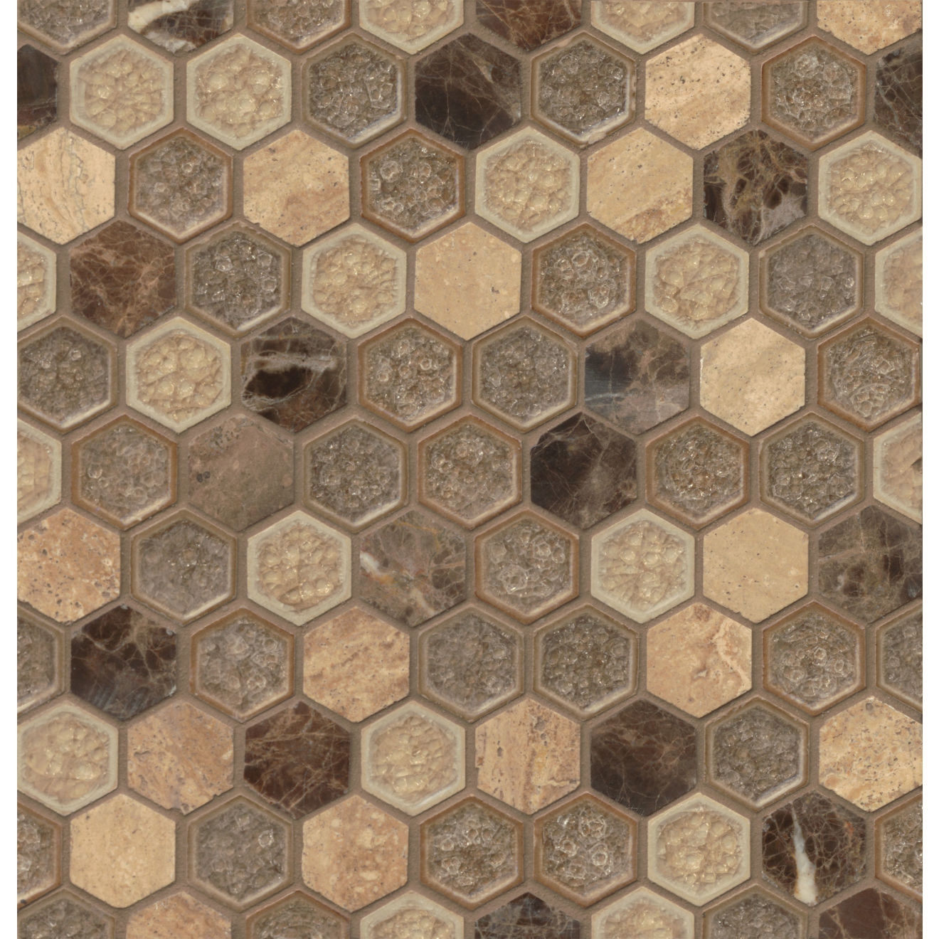 Kismet Wall Mosaic In Fantasy Bedrosians Tile Stone