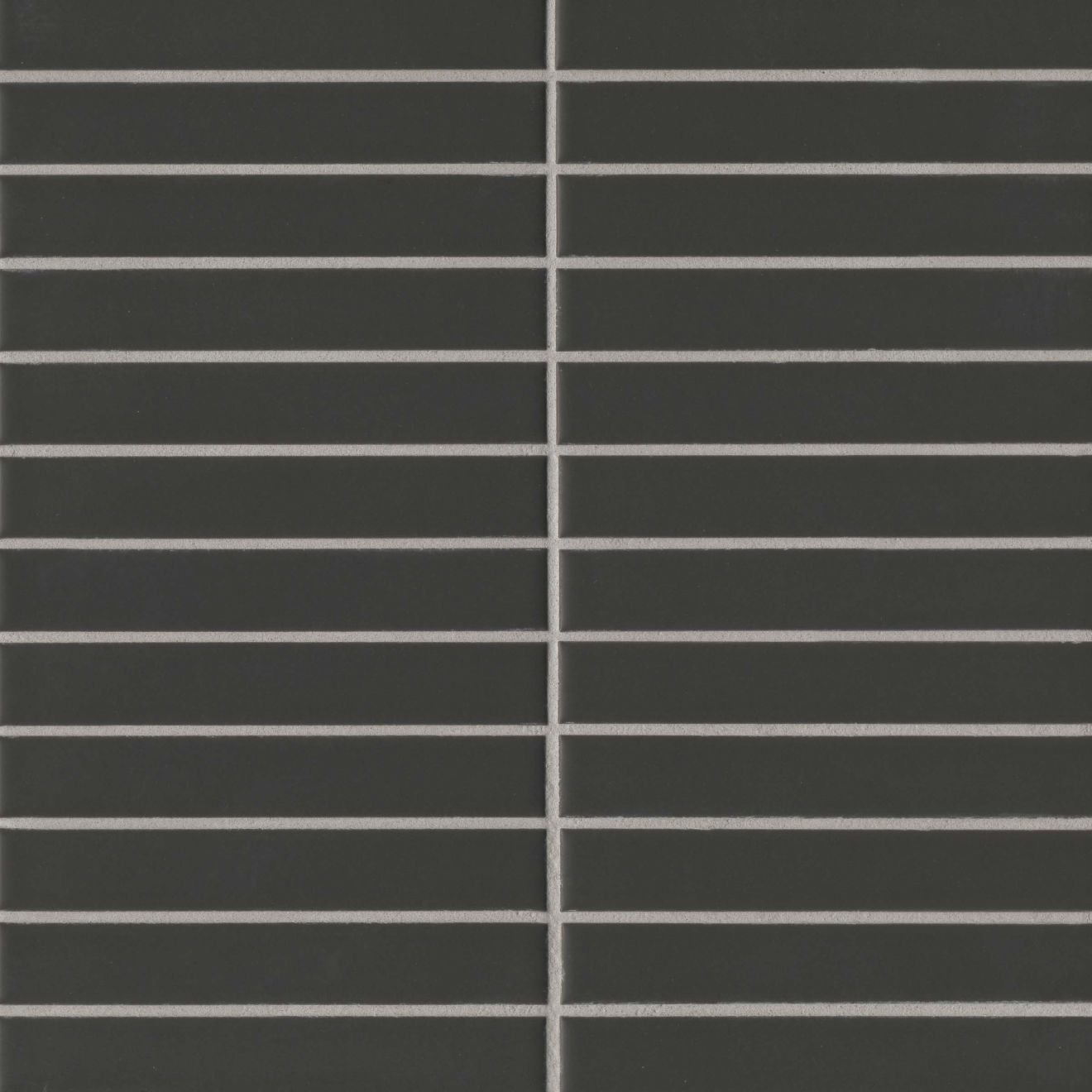 Century 1 X 6 Wall Mosaic In Black Bedrosians Tile Stone Wall Mosaic In Black Bedrosians Tile