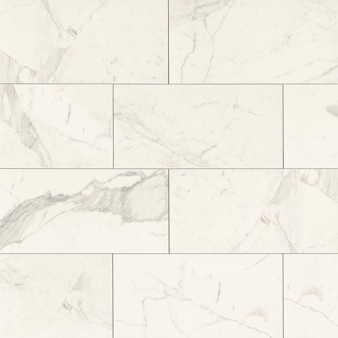 Classic 12 X 24 Floor Wall Tile In Statuarietto Bedrosians