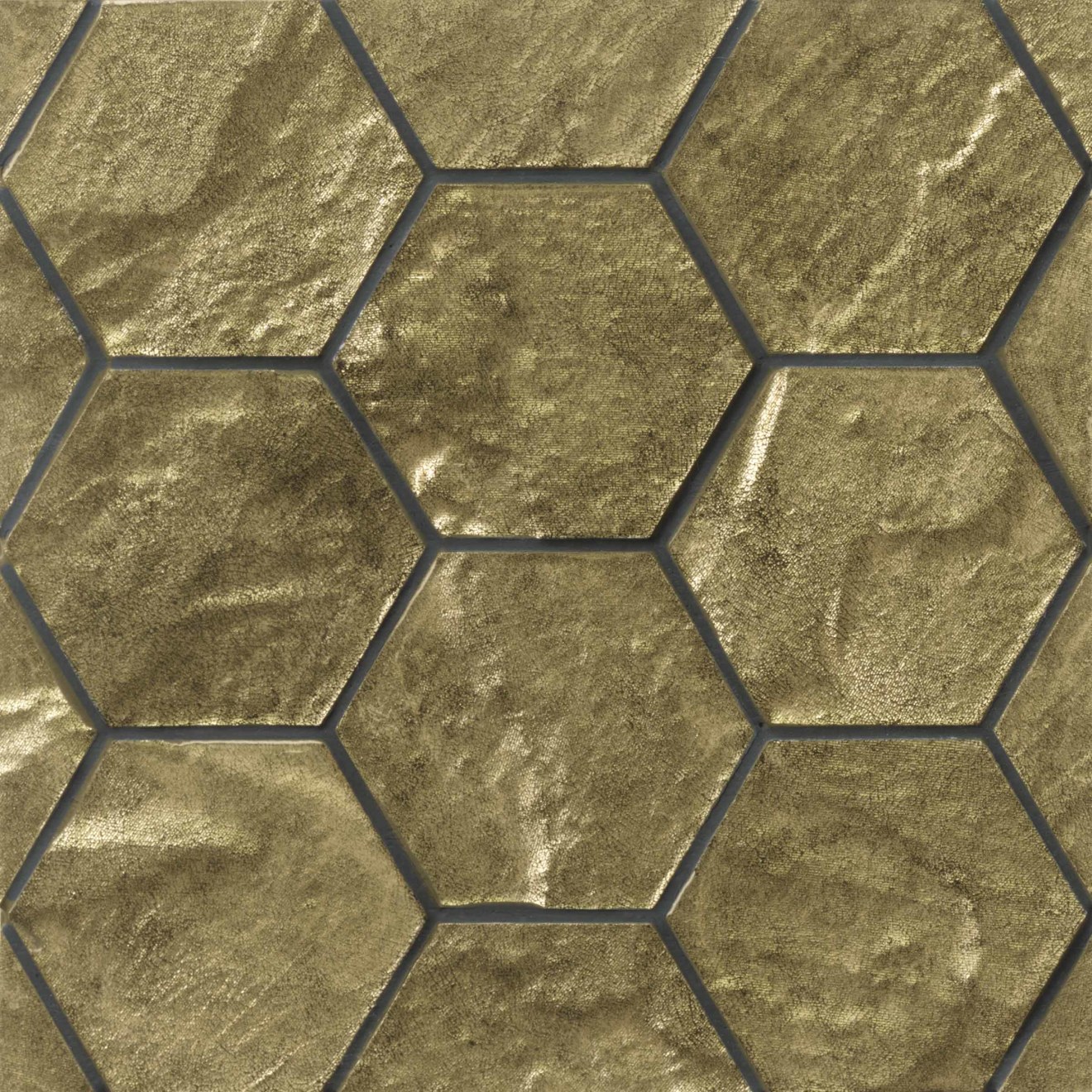Elecdrix Wall Mosaic in Gold as Love