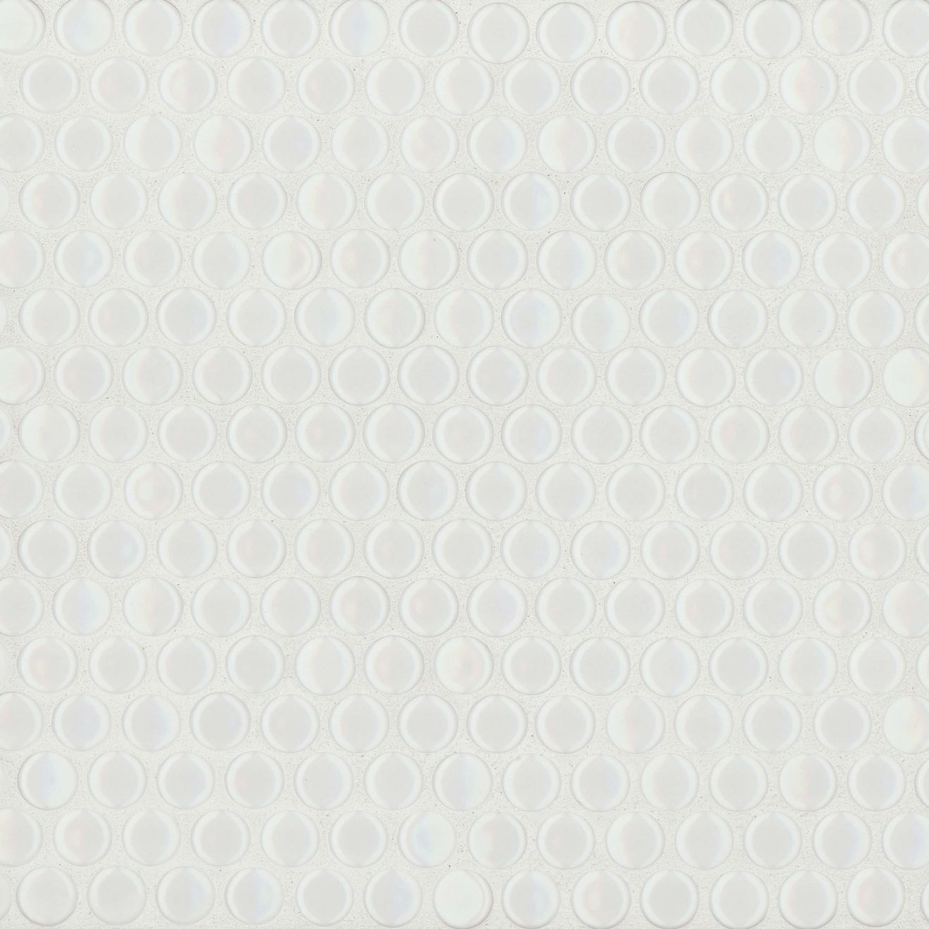 360 3/4" x 3/4" Penny Round Glossy Mosaic Tile in White