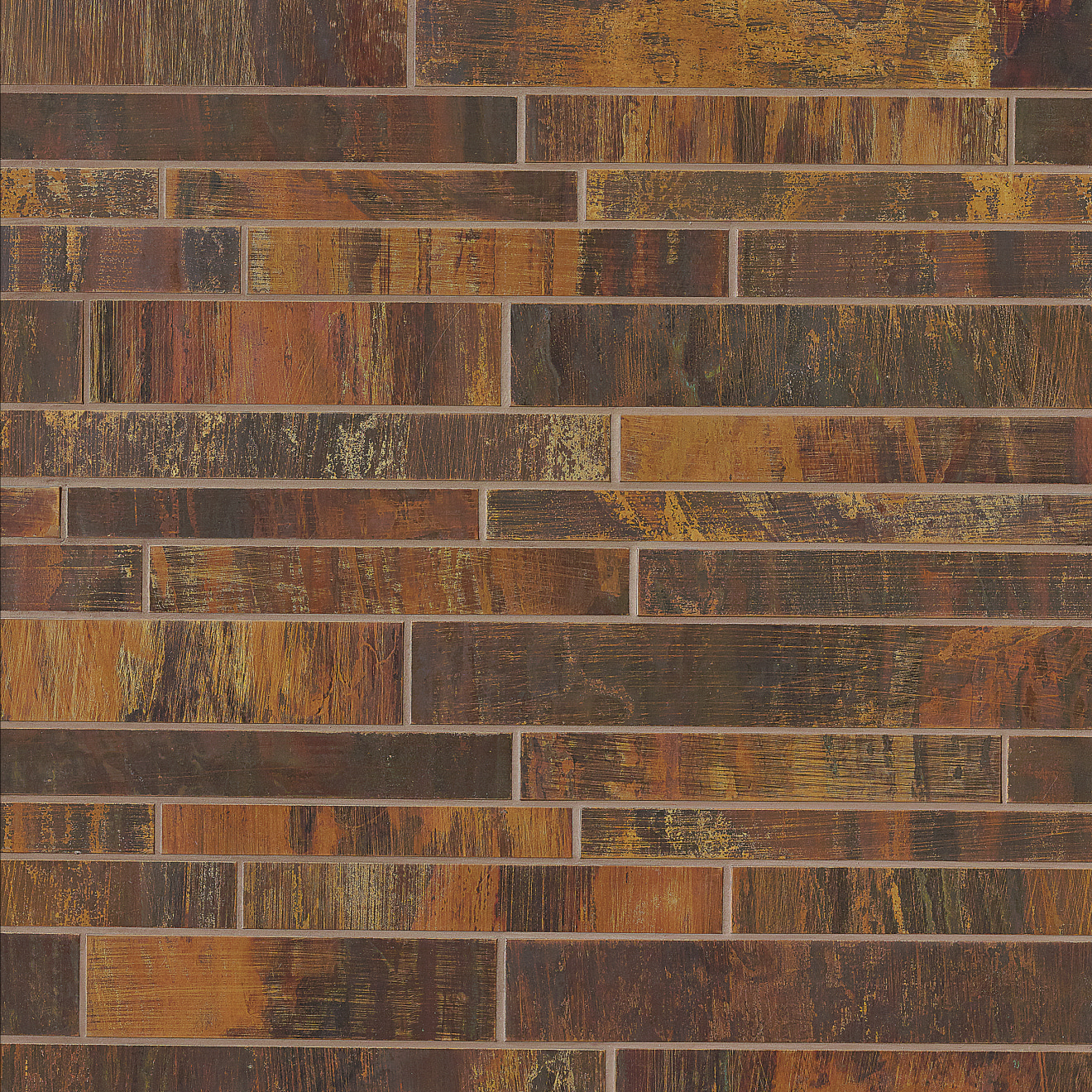 Acadia 2" x 6" Wall Mosaic in Islesford Copper