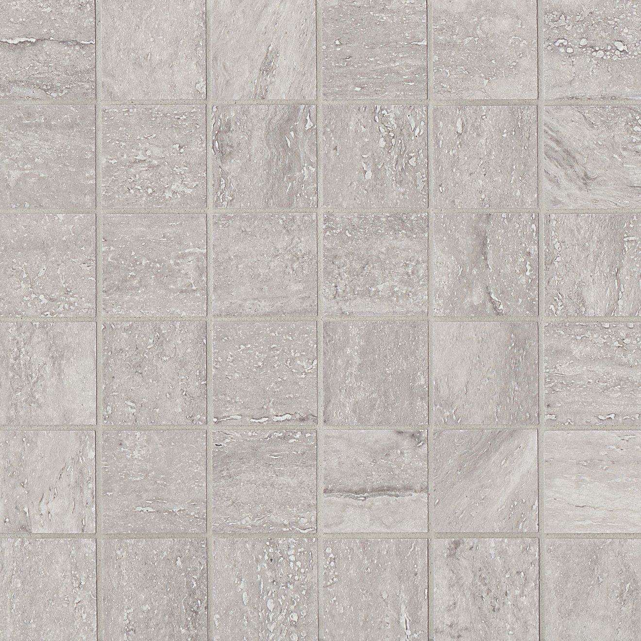 Toscano 2" x 2" Floor & Wall Mosaic in Grigio