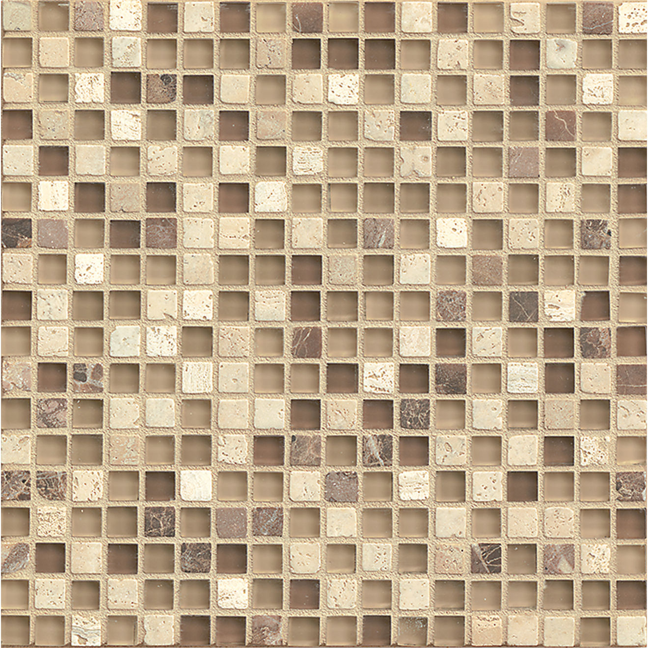 Eclipse 5/8" x 5/8" Wall Mosaic in Espresso