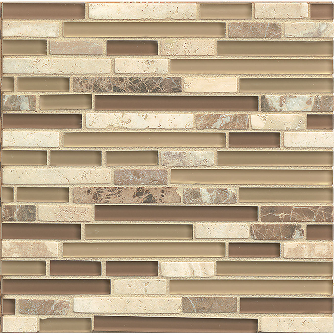 Eclipse Wall Mosaic in Espresso