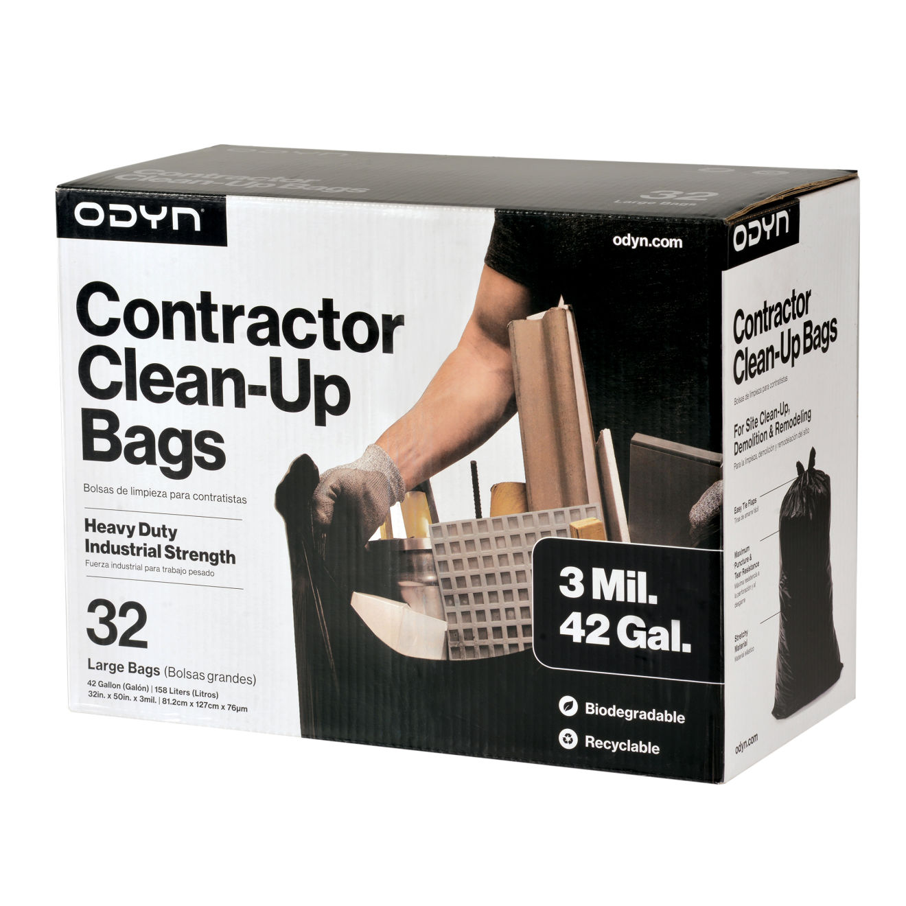 Odyn 42 Gallon Contractor Clean Up Bags