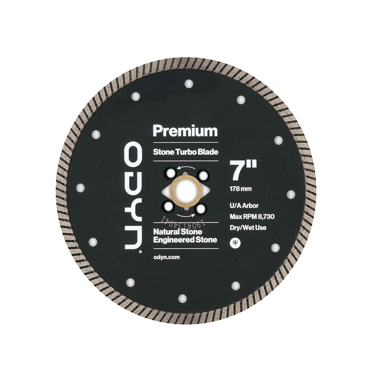 Odyn 7 in. Premium Stone Turbo Blade