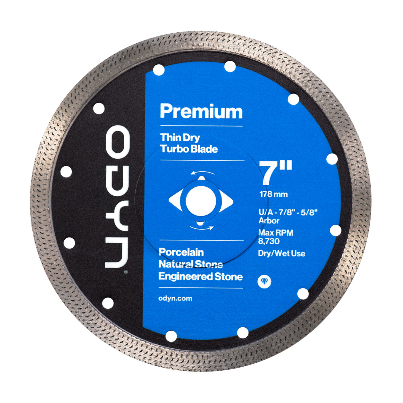 Odyn 7 in. Premium Thin Dry Turbo Blade