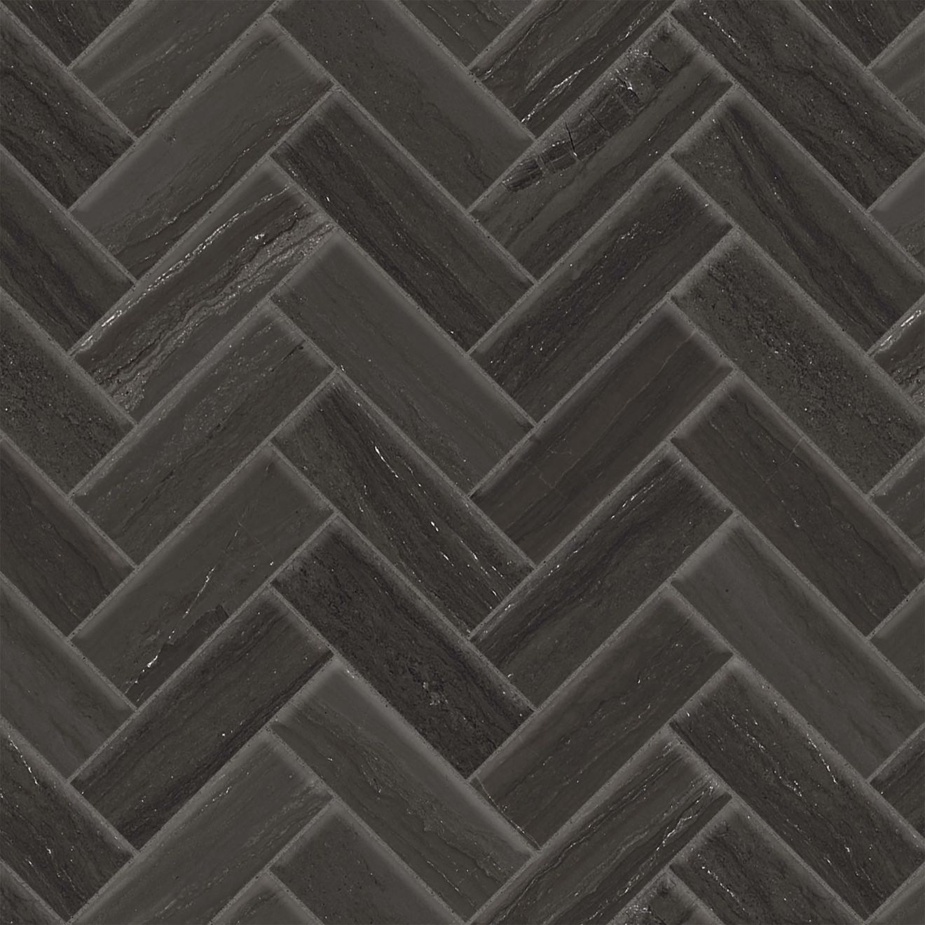 Highland 1" x 4" Mosaic in Black