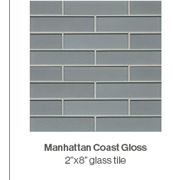 Manhattan Coast Gloss glass tile