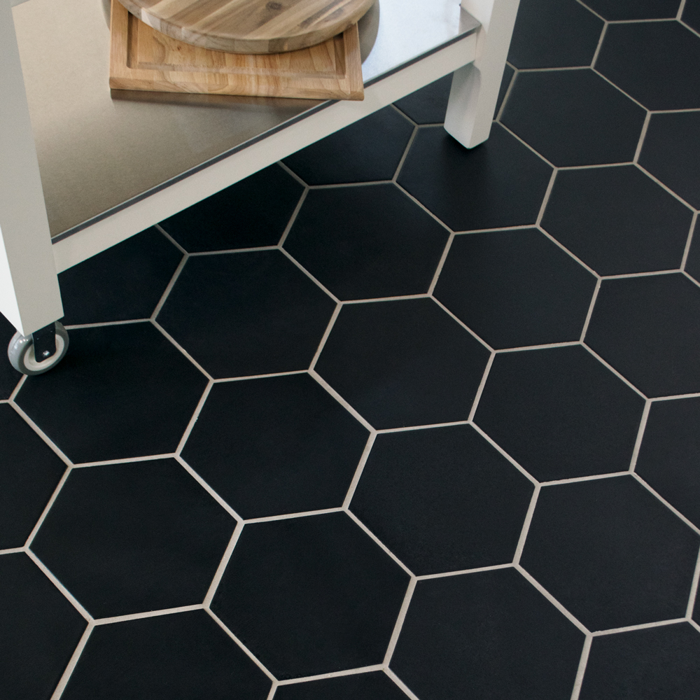 Costa Allegra 8" porcelain hexagon in Riverway