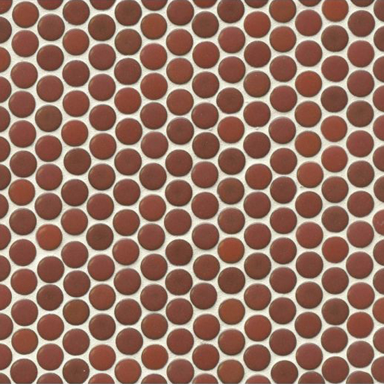 360 Cardinal ceramic penny-round mosaic