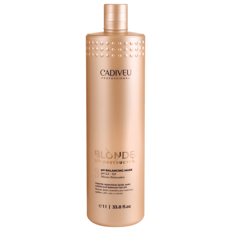 M Scara Cadiveu Blonde Reconstructor Ph Balancing Mask Beleza Na Web