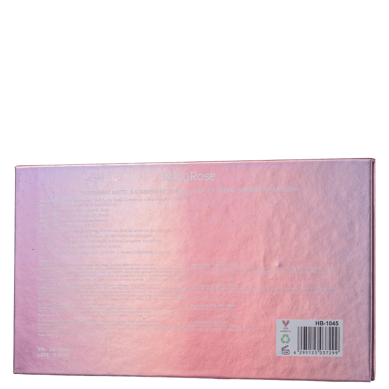Paleta De Sombras Ruby Rose Soft Nude Beleza Na Web PRO