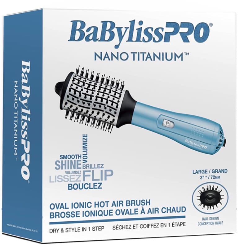 Escova Secadora Babyliss Pro Nano Titanium Hot Air Mm V Beleza Na Web