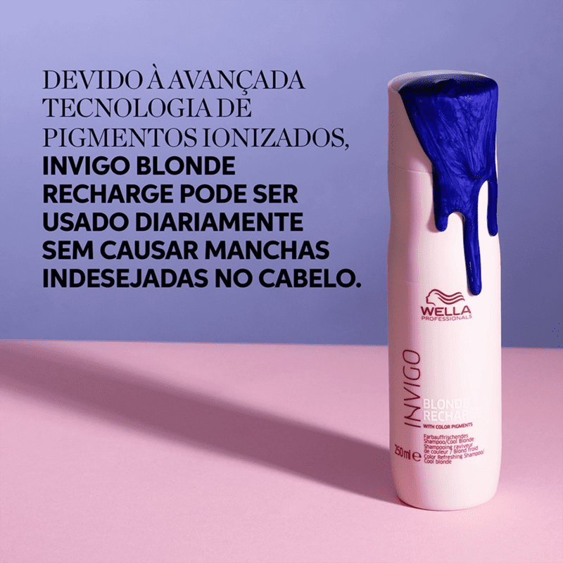 Kit Wella Professionals Invigo Blonde Recharge Beleza Na Web