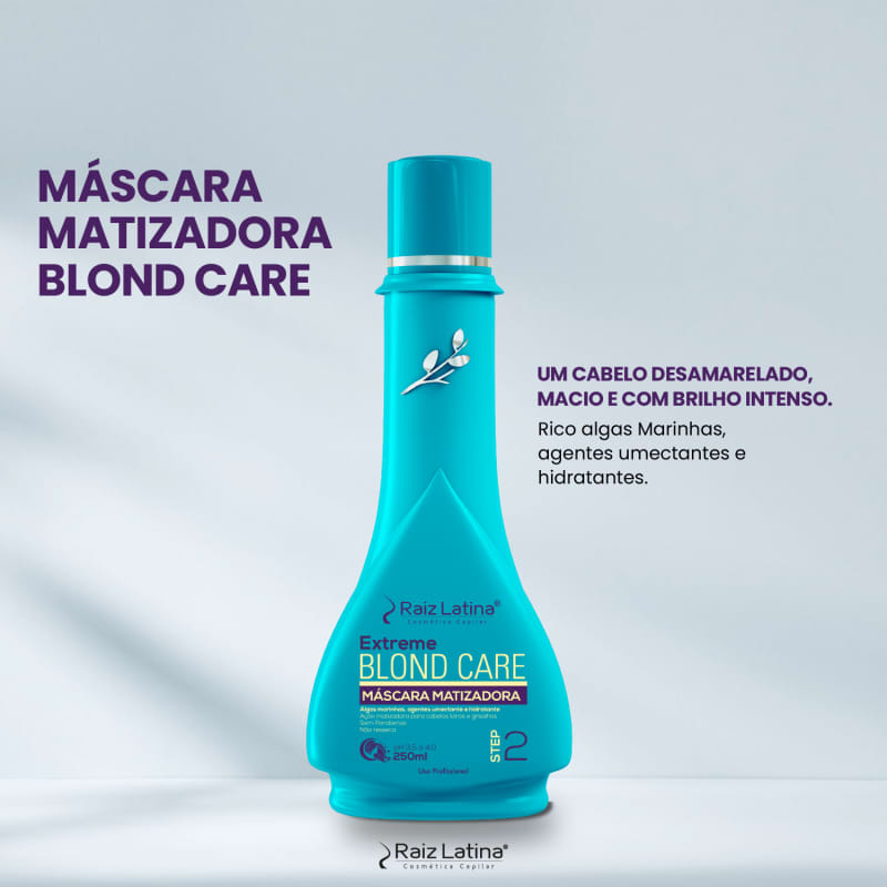M Scara Matizadora Raiz Latina Extreme Blond Care Beleza Na Web