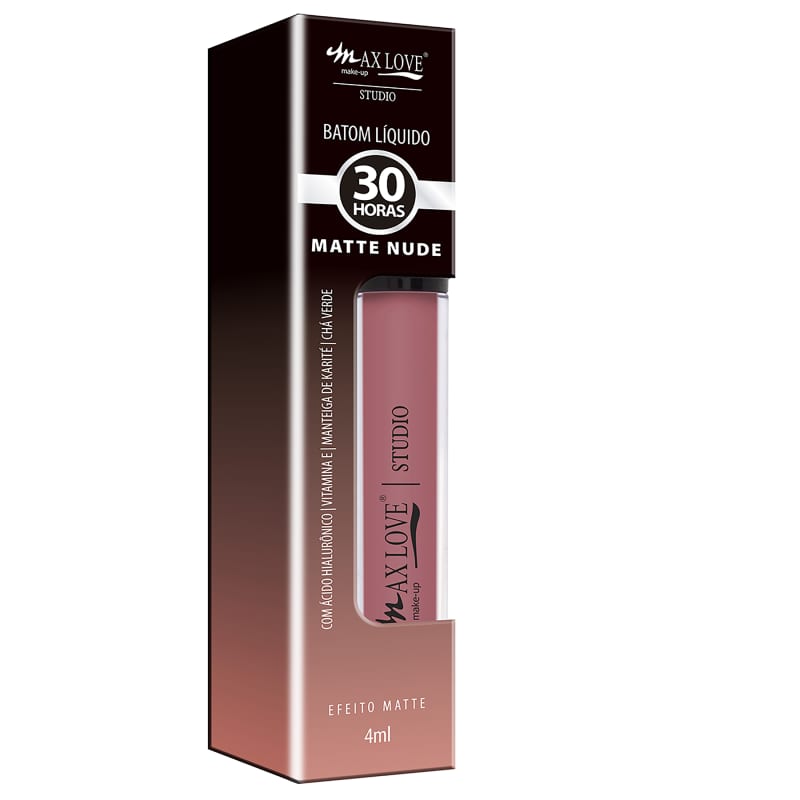 Batom L Quido Matte Max Love H Matte Nude Beleza Na Web
