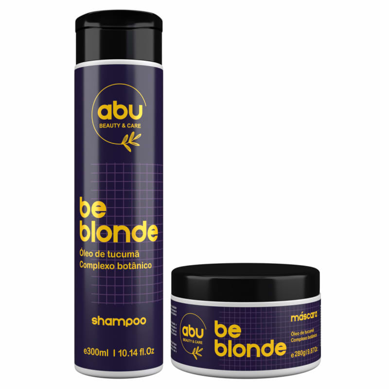 Kit Abu Cosm Ticos Be Blonde Matizador Beleza Na Web