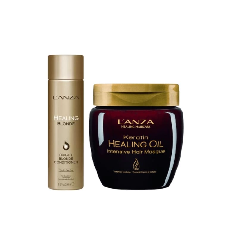 Kit L Anza Healing Blonde Bright Healing Oil Beleza Na Web