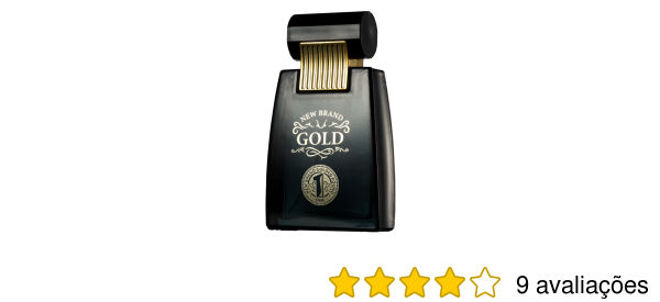 Perfume Masculino New Brand Gold com menor preço