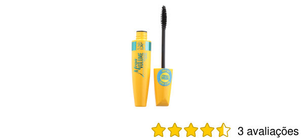 MASCARA DE CILIOS VOLUME E CURVA A PROVA D´AGUA RUBY KISSES 12G