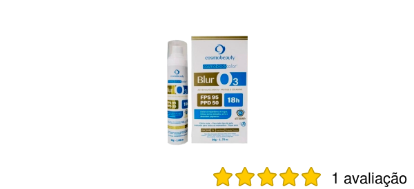 Protetor Solar com Cor Cosmobeauty Blur O3 FPS 95 PPD 50 Bege