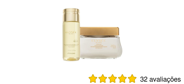 Combo Elysée Blanc Creme Acetinado + Óleo Desodorante
