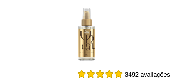 Óleo Capilar Oil Reflections Wella Professionals 100ml Beleza na