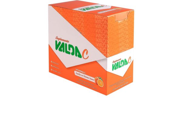 Valda C Sabor Laranja Mentolada Com 10 Latas De 50g Cada