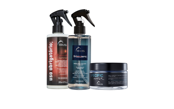 Kit TRUSS Uso Obrigatório Miracle Summer + Frizz Zero + Specific